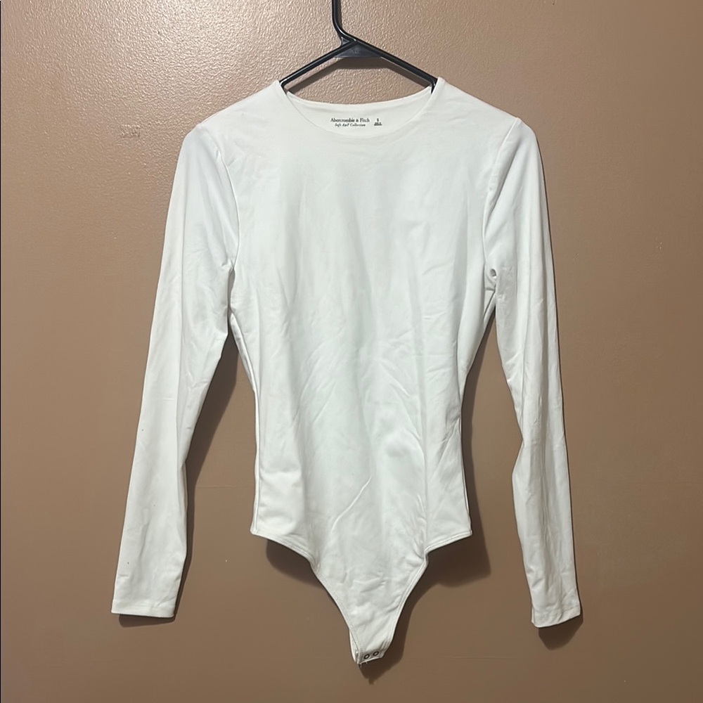 White Long Sleeve Bodysuit